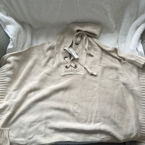 Poncho Style Sweater